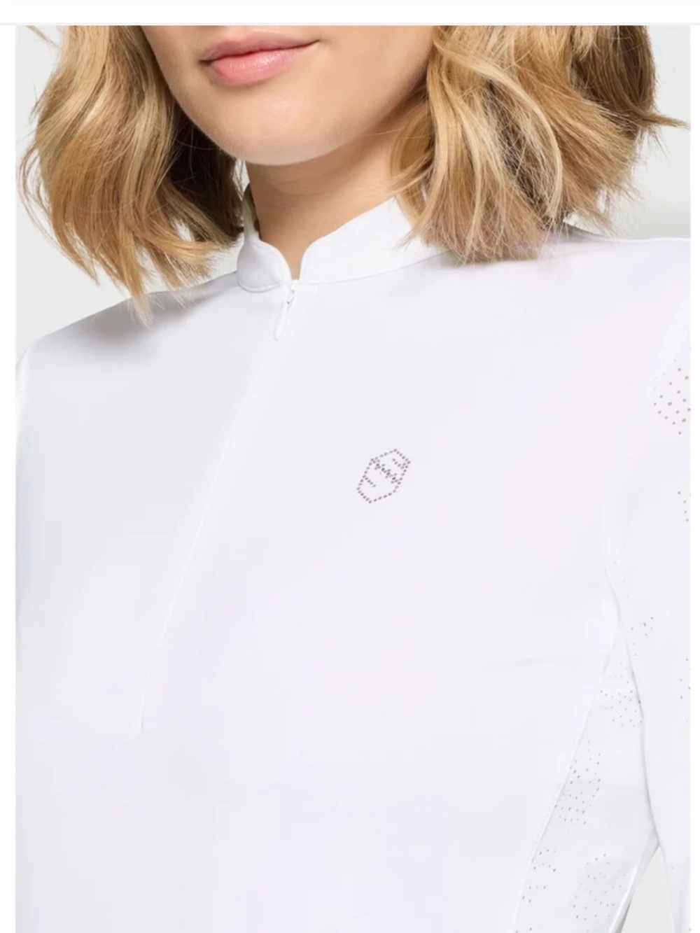 Samshield Crystal Long Sleeve Show Shirt - Size L NWT